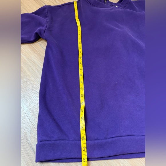 Fabletics Women's Size L Purple Nina Lace-Back Pullover Activewear Sweatshirt - Picture 6 of 9